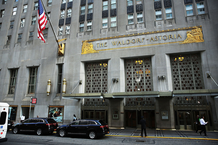 中国大手保険会社が買収したマンハッタンの高級ホテル、ウォルドルフ・アストリア（Getty Images）